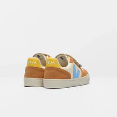 V-10 LEATHER CASHEW AQUA UMBER