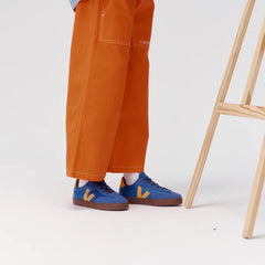 VOLLEY ELASTIC LACES LEATHER ATLANTIC OURO BARK