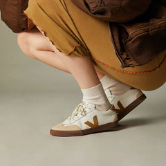 VOLLEY LEATHER WHITE TENT BARK
