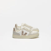 V-10 LEATHER WHITE PLATINE NATURAL