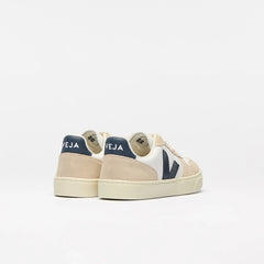 V-10 LEATHER WHITE NAUTICO ALMOND