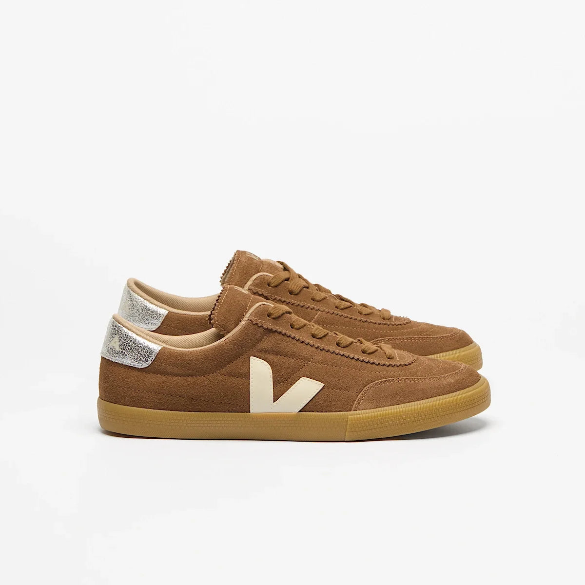 PANENKA SUEDE BROWN PIERRE SILVER