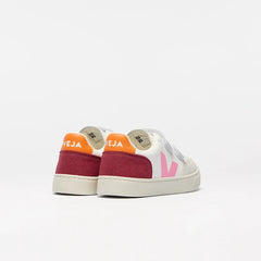 V-12 LEATHER WHITE MULTICO MARSALA