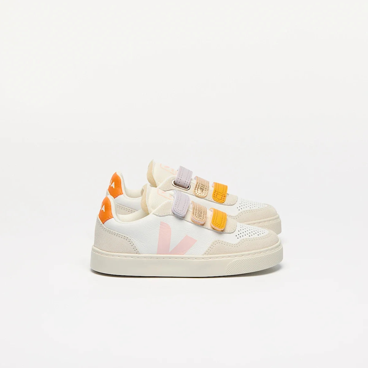 V-90 LEATHER MULTICO WHITE PETALE