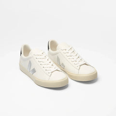 CAMPO LEATHER WHITE SILVER BLACK