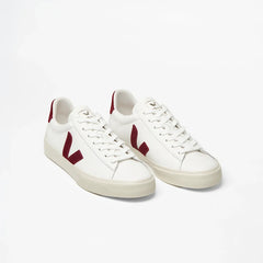 CAMPO LEATHER WHITE GRENAT